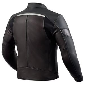 Veste de moto moderne pour homme avec protection légère en cuir Équipement d'équitation tendance Coupe confortable et construction durable - Product Image 3