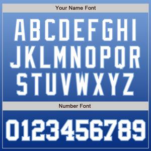 Maillot de baseball personnalisé bleu clair blanc-Royal Authentic Fade Fashion - Product Image 4