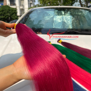 100% Extensiones humanas vírgenes vietnamitas a granel rectas Super doble dibujado múltiples colores fuerte personalidad suelta estilo profundo HD - Product Image 2