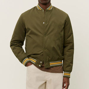 Chaqueta universitaria a la moda para hombre, chaqueta informal ajustada de béisbol universitario, chaqueta universitaria de béisbol Letterman de lana para hombre - Product Image 4