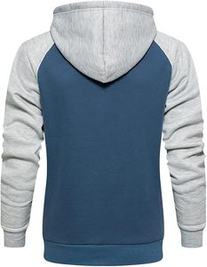 OEM de alta calidad 100% algodón para hombre sudaderas con capucha ropa informal ecológica transpirable sublimación patrón sólido con capucha hecho Pakistán - Product Image 2