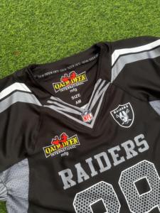 Uniformes de football et de rugby américains de meilleure qualité séchage rapide et maillot en maille respirant broderie ensembles à manches courtes fabriqués au Pakistan - Product Image 5