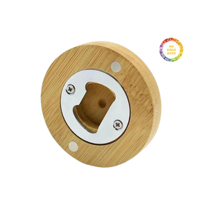 Ensemble d'ouvre-bouteille de vin en bambou naturel imprimé sur mesure pour la commande en gros de cadeaux promotionnels de l'exportateur - Product Image 1