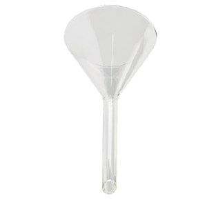 Imbuto in vetro borosilicato 3.3, gambo corto - Product Image 1