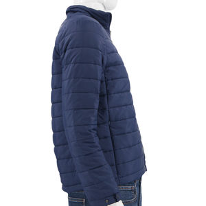 <b>Mens</b> Lightweight <b>Navy</b> Blue Puffer <b>Jacket</b> <b>Quilted</b> Zip Up Winter <b>Jacket</b> with Stand Collar Warm Casual Outerwear - Product Image 5