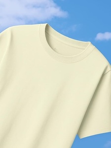Lâche coupe régulière Boxy blanc Streetwear surdimensionné hommes T-Shirts Baggy grande taille demi manches col rond personnalisé t-shirt respirant - Product Image 4