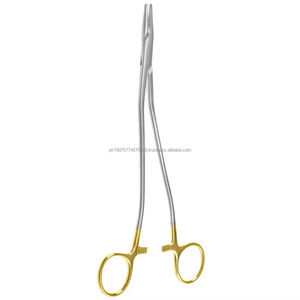 Porte-aiguilles chirurgical TRATTE 9 pouces incurvé à double courbure en acier inoxydable manuel certifié CE ISO OEM étiquette privée disponible - Product Image 4