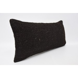 12x24 Inches Black Macrame Wool Rug with Vintage Woven Design Non-Slip Eco-Friendly Removable & Washable - Product Image 3