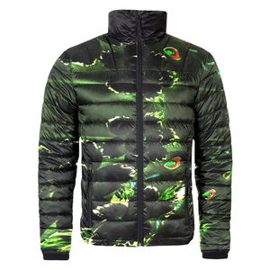 Wholesale Custom Men's winter <b>jacket</b> Cotton Warm <b>Cropped</b> <b>Puffer</b> Puff Bubble Sublimation Print Zipper Closure Breathable Feature - Product Image 1