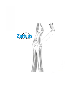 Pince d'extraction en acier inoxydable de haute qualité troisièmes molaires supérieures gauche exportateurs et fabricant 67L - Product Image 2