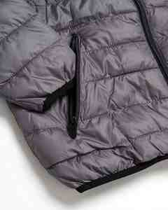 Veste bomber matelassée pour homme sur mesure, tissu en toile épaisse d'hiver, col montant, logo frontal, style décontracté, imperméable, vente en gros en plein air - Product Image 3