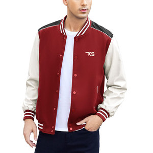 Nueva chaqueta con letras de béisbol personalizada para adultos y jóvenes de la mejor calidad, chaqueta universitaria de lana de Color - Product Image 2