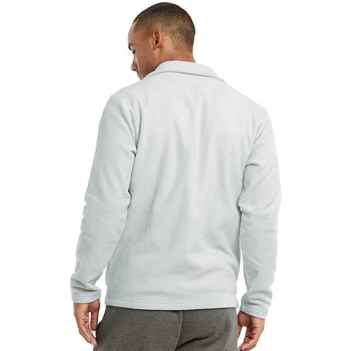 Wholesale Men's Soft Shell Winter Tactical Jacket Polar Fleece Coat with Hood and Zip-Pockets Stand Collar Fabric Material