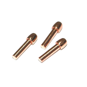 Rivet de contact électrique en laiton et cuivre de haute qualité pour porte coulissante, finition argentée, fabriqué en Chine - Product Image 1