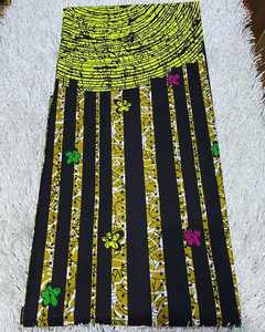 ฟรีทาวน์ผ้าฝ้ายพิมพ์ขี้ผึ้งแท้สำหรับผู้หญิงลวดลายสดใสคุณภาพระดับพรีเมียมดีไซน์โดดเด่นจาก siyara Leone - Product Image 5