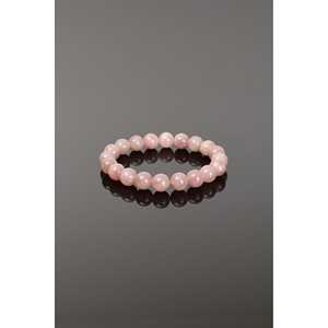 <b>Rose</b> <b>Quartz</b> Natural Stone <b>Bracelet</b> 10 mm - Product Image 4