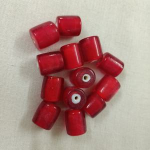 Cuentas de corazón rojo y blanco de 12mm de tamaño para la fabricación de collares y pulseras para el uso de decoración de reventa de diseñadores de joyas - Product Image 2