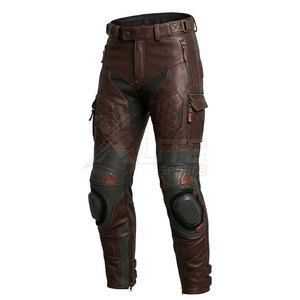 Pantalones de Motocicleta Unisex de Cuero, Duraderos, Transpirables y Cómodos, Personalizables al por Mayor, Servicio OEM, Diseño Seguro, Ajuste Ajustable para Todos - Product Image 2