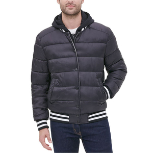 Nouvelle veste matelassée pour homme, style et logo personnalisés, meilleure vente, prix imbattable, service OEM, 100% matière pure, veste matelassée - Product Image 3