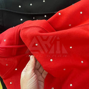 Novedad: Sudaderas con Capucha de Forro Polar con Pedrería para Hombre, Invierno, Color Sólido, Ecológicas y Transpirables - Product Image 4