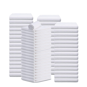 Serviettes de toilette et de visage en coton 100% de qualité supérieure, séchage rapide, douces, avec logo personnalisé, unies ou à carreaux, pour usage quotidien, hôtels, instituts de beauté - Product Image 4