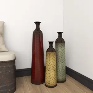 Gran oferta, florero de Metal con marco de arte del hierro de simplicidad nórdica de alta calidad para decoración de sala de estar de restaurante - Product Image 1