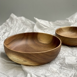 Best Selling Vietnam Acacia Wood Bowl for Condiments/ Dip Sauce Nuts Ketchup <b>Jam</b> Herb Round - Product Image 4