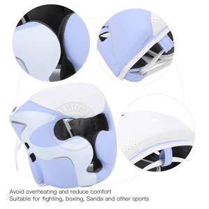 Protector de cabeza de cuero de alta calidad, venta al por mayor, precio bajo, protección facial completa para adultos, hombres y mujeres - Product Image 4