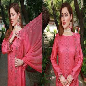 Trajes étnicos Salwar de Pakistán e India, trajes de mujer de 3 piezas con bordado de MI Creation party wear - Product Image 2