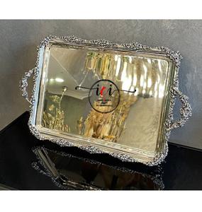 Riche choix qualité Ramadan Festival décoration luxe plateau en laiton de haute qualité pour Ramadan Festival personnaliser la taille et le Design - Product Image 1