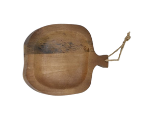 เขียงไม้มะม่วงดีไซน์ใหม่ชามเทียนแบบชนบทใช้มือตกแต่งห้องครัวของตกแต่งบ้านราคาดี - Product Image 1