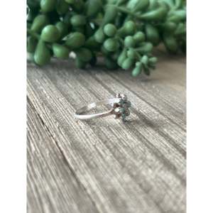 Rose Gold Plated Zuni Made <b>Opal</b> & Sterling <b>Silver</b> Fashion <b>Ring</b> - Product Image 2