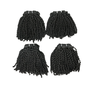 Crépus Bouclés 100% Raw Non Transformés Vietnamien Trame Extensions de Cheveux Vente Chaude HD Lace Curl Style Bundle - Product Image 1