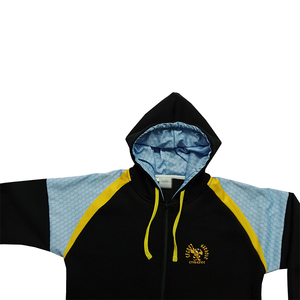 Sweats à capuche personnalisés de haute qualité avec poche kangourou sérigraphiés avec doublure d'hiver et design en sublimation. - Product Image 3