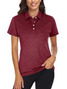 Camisa informal de manga larga para mujer con cuello de solapa y detalles de botones, perfecta para el trabajo de atuendo informal o viajes de ocio hechos BD - Product Image 2