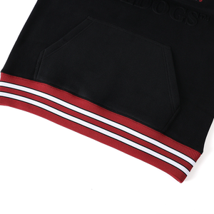 Sudadera Delta Negra con Cierre de Cremallera para Invierno |   Logotipo bordado en chenilla con relieve griego, unisex, forrado y con ribetes. |   Transpirable de Secado Rápido - Product Image 2