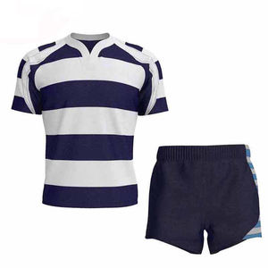 El mejor material de fábrica, gran oferta, uniforme de Rugby para hombre de Color liso de diferentes estilos, uniforme de Rugby para hombre de secado rápido cómodo - Product Image 4