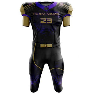 Conjunto de Uniformes de Fútbol Americano de Manga Corta con Logotipo Personalizado, Diseño Más Popular - Product Image 2