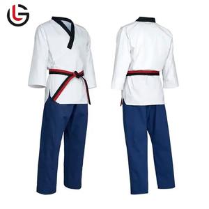 บริการ OEM ชุดยูนิฟอร์มเทควันโด เสื้อท่อนบน ยืดหยุ่น คุณภาพสูง น้ำหนักเบา ปรับแต่งได้ แฟชั่นยอดนิยม ขายดี - Product Image 1
