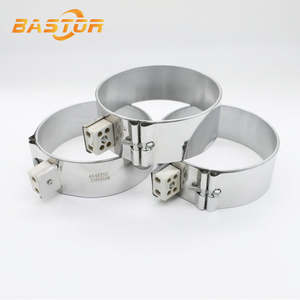 Élément chauffant à bande pour moulage par injection, anneau chauffant en mica avec thermocouple 380V, acier inoxydable, machine plastique - Product Image 1