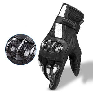 Gants de moto en cuir sur mesure, équipement de sport, gants de moto de course, d'équitation, à vendre - Product Image 5