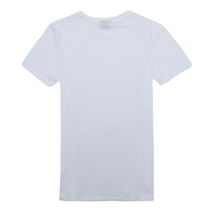 160gsm blanc T-shirts en gros coton personnalisé Oem femmes t-shirt vierge T-shirt uni pour hommes - Product Image 2