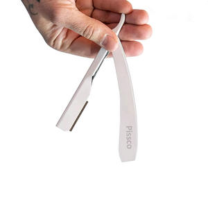 Navaja de barbero recta para afeitar con cuchilla intercambiable, kit de barbero manual con navaja de filo recto - Product Image 5