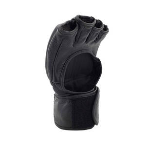 Gants de boxe MMA personnalisés à demi-doigts pour l'entraînement au Muay Thai, en cuir de vache véritable, respirants et absorbant l'humidité - Product Image 3
