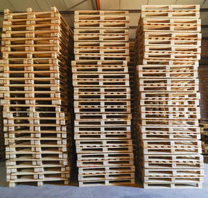 จัดส่งฟรี พาเลทยูโร 1200x800 มม. แบบเข้าได้ 4 ทาง พาเลทไม้สำหรับงานอุตสาหกรรมแบบสองหน้า รับน้ำหนักได้ 2.0 ตัน รับน้ำหนักได้สูงสุด 16 กก. - Product Image 6