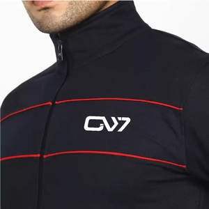 Productos más vendidos Hombres Jogging Ropa deportiva Chándal Nueva llegada Logotipo personalizado Chándales con cremallera en blanco - Product Image 5