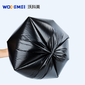 Sacs poubelle noirs de qualité supérieure pour un usage quotidien Sacs poubelle robustes solides et durables avec sérigraphie pour la vente en gros - Product Image 5