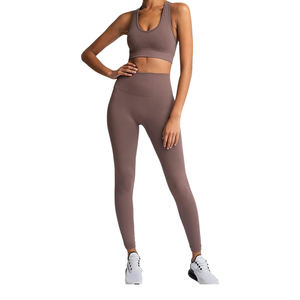 Pantalones de yoga personalizados de cintura alta para mujer, elásticos, transpirables, ecológicos, de longitud completa, con control de barriga - Product Image 1