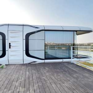 Nouvelle conception de haute qualité, mobile préfabriqué de luxe avec chambre à coucher, salle de bain, terrasse pour hôtel, maison, espace extérieur, capsule - Product Image 4