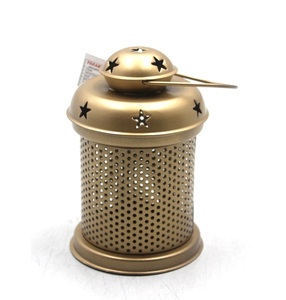 Awesome Design Decorative Iron Standard Size <b>Lantern</b> Matt Gold Color Modern Stylish <b>Candle</b> <b>Holder</b> for Home Decoration - Product Image 1